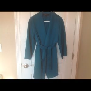 Neiman Marcus Cashmere jacket, Teal colored